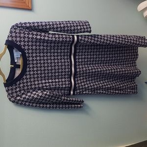 Draper James Ponte Honeycomb Dress